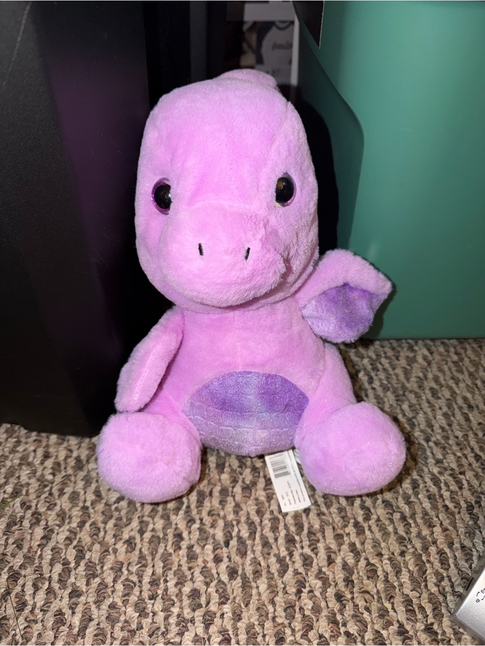 Kellytoy Purple Plush Dinosaur Stuffed Animal